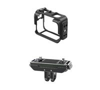 Marco utilitario de plástico, Compatible con Insta360, Ace Pro | Ace Pro 2 para toma horizontal y vertical, accesorio de fotografía(With Metal Mount)