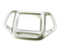 Marco ventilación consola Cubierta Embellecedora Ventilación CA Accesorios Automotrices Panel Para Marco Navegación Para Coche Compatible Con Jeep Para Cherokee KL 2014-2018