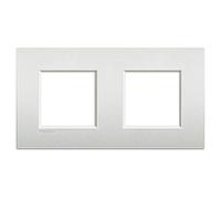 Marco2+2 módulos 2 elementosLivinglight AirBTICINO LNE4802M2PRBlanco perla