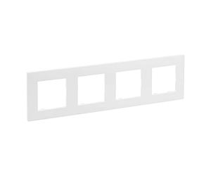 Marco4 elementosLegrand 864174serie Niloe Step Blanco Mate