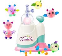 MARCONNI Kit Infantil para Crear Personajes con Globos | Inflador Manual + 60 Globos + 90 Pegatinas + Accesorios | Juguete Creativo para Niños | Actividad Educativa y Divertida