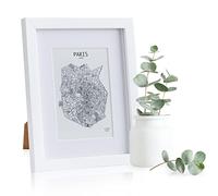 Marco de fotos Everton rectangular 24,8 x 19,3 cm fotos paspartú vidrio Casa Chic