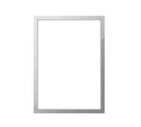 Marcos De Fotos A4 8.5x11inch Magnetic Photo Frame Self Adhesive Picture Frames Poster Certificate Artwork Display Stickers Home Decor(Silver,A4)