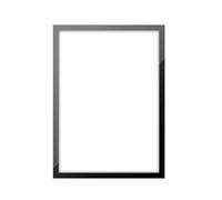 Marcos De Fotos A4 8.5x11inch Magnetic Photo Frame Self Adhesive Picture Frames Poster Certificate Artwork Display Stickers Home Decor(Black,8.5x11inch)