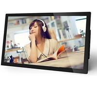 Marcos De Fotos Digitales Álbum Electrónico De 10 Pulgadas HD Compatible con Imagen/Video/Música Blanco Y Negro Dos Opciones Compatible con USB, Ranura para Tarjeta SD (Negro)