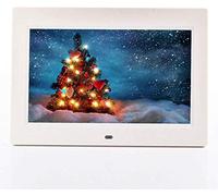 Marcos De Fotos Digitales De 8 Pulgadas IPS HD con Resolución De 1024 * 768, Compatible con Reproducción De Fotos/Vídeos/Música, Pantalla De Calendario, Compatible con USB, Tarjeta SD, Control Remot