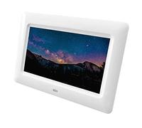 Marcos de Fotos Digitales Escritorio de Alta definición de 7 Pulgadas, álbum electrónico Que admite reproducción de Fotos/música/función de Calendario/Reloj Regalo Decorativo