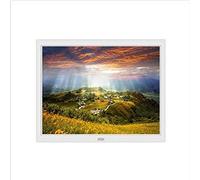 Marcos De Fotos Digitales Máquina De Publicidad De 15 Pulgadas Álbum De Fotos Electrónico 4: 3 Botón Lateral Marco De Fotos Montado En La Pared Reproducción De Video Musical Reloj Calendario Marco D