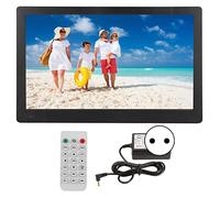 Marcos de Fotos Digitales Marco de Fotos Digital Inteligente de 15,6 Pulgadas 1920X1080P Soporte IPS Reloj Calendario Despertador Temporizador Interruptor Marco de Fotos HD (Enchufe de la UE)