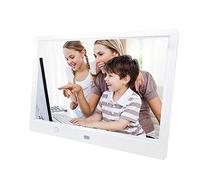 Marcos De Fotos Digitales, Marco De Vídeo De 10 Pulgadas 1280X800 Álbum Electrónico Led Reloj De Soporte/Patrón De Calendario/Interruptor De Tiempo/Álbum De Fotos Montado En La Pared con Sensor D