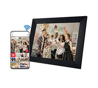 Marcos de Fotos Digitales WiFi de 10,1 Pulgadas, Pantalla Táctil Smart WiFi Cloud Photo Frame, Memoria de 16 G, Rotación Automática, Compartir Fotos o Vídeos a Través de la