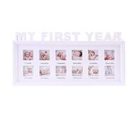 Marcos de Fotos Mi Primer Año Marco de Fotos Momentos de Fotos Marcos de Fotos de Recuerdo para Fotos de Bebés