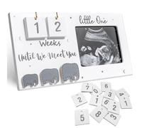 Marcos de fotos para ecografías de bebés, marcos de fotos para ecografías de embarazo, marcos de madera para ecografías de bebés, marcos para cuenta regresiva de semanas, regalos para futuras mamás