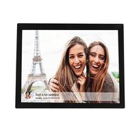 Marcos de Imágenes Digitales de 15 Pulgadas WLAN 1024x768 HD TN Bread de Fotos con Pantalla Táctil, Aplicación Vphoto, Rotación Automática, Varios Idiomas para en Casa,
