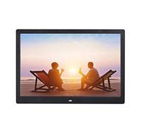 Marcos Digitales Foto 18.5In Relación de Pantalla Grande 16:9 Electrónica Álbum de Fotos 1366X768 Alta Resolución Conveniente para Las Familias,Centros Comerciales,Negro