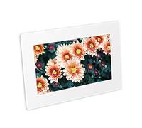 Marcos Digitales OperacióN Clave Marco de Fotos Digital Inteligente 800x400 Soporte de Alta ResolucióN Interruptor de Temporizador de Reloj de Calendario HD/Blanco / 7in