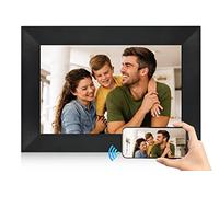 Marcos Fotos Digitales Hyjoy de 8 In con Pantalla Táctil IPS en Alta Definición, 8 GB RAM y Capacidad de Compartir Fotos y Videos Mediante la App AiMOR
