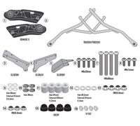 Marcos Lateral Cierre Rápido, GIVI tr1188 para Bolsas Suave, Honda X-Adv