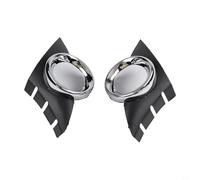 Marcos negros de faros antiniebla para Sport 207 2006-2009, cubiertas de embellecedores de faros ABS que reemplazan 7452hw 7452hx (izquierda + derecha)