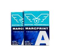 MARCPRINT Folios A4 80gr 1000 hojas - Papel multiusos para impresora A4 - Hojas blancas 210 x 297 mm - 2 paquetes de 500 Hojas
