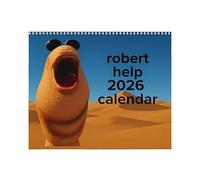 Marcus Der 2026 Wandkalender, Robert Der Kalender, Divertido -Chat-Meme, Grueso 12-Monate für Das Kinderzimmer Das Wohnzimmer, Die Küche, Den Kühlschrank, Den Schreibtisch und Die