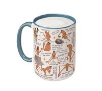 Marcus Der Wurmbecher | 330ml Satírico Surrealista Internet Humor Café Leche Tazas | Novedad Extraña Criatura Taza Para Relajarse En Casa, Viajar Y Por La Mañana