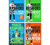 Marcus Rashford 4 Books Collection Set (You Are a Champion, You Can Do It, You Are a Champion Action Planner, The Beast Beyond the Fence)