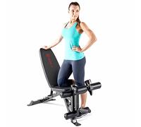 Marcy Eclipse UB9000 - Banco Ajustable (270 kg), Color Negro/Rojo