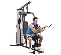 Marcy Multiestación Eclipse HG3000 Compact Home Gym - Torre de Pesas de 68 kg - Polea Alta y Baja con rodamientos de Bolas - Tensión de Cable hasta 900 kg - Peso máximo Usuario 135 kg - 4 Versiones