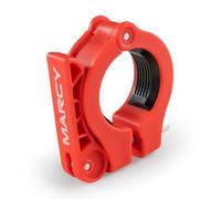 Marcy Olympic Barbell Lock Collar Clips to Secure Olympic Weight Plates on an Olympic Bar - OBC-7RD
