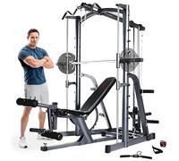 Marcy Smith MWB1282 - Sistema de polea de Cable y máquina con Banco de Pesas - Home Gym MWB1282 Platinum