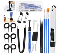 Mardatt El kit de herramientas de lubricante para teclado incluye extractor de tapas de llave 2 en 1, extractor de interruptor, cepillo de limpieza de ranuras, pinzas para quitar teclado