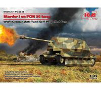 Marder I Snap On Fcm 36 Base WWII Antitanque Aleman Automotor Gun 1 :3 5 Kit Icm