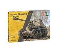 Marder III Ausf. H Sd.kfz 138 Tanque 1 :3 5 Plástico Modelo Kit Italeri