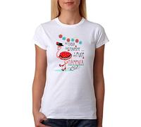 MardeTé Camiseta Flamenca Divertida. No sabía Que ponerme y me puse Flamenca, Ole. Camiseta Regalo, para Despedidas, Feria, Fiesta, Grupo solteras. (S)