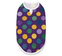 Mardi And Gras - Camiseta divertida sin mangas para perro, diseño de lunares, camiseta sin mangas para gatos, talla XL