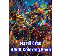 Mardi Gras Adult Coloring Book