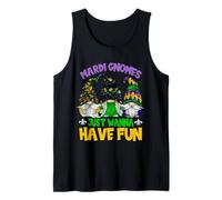 Mardi Gras Gnomes Wanna Have Fun For Women and Girls Trip Camiseta sin Mangas