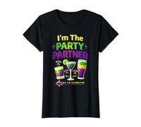 Mardi Gras Im The Party Partner - Diseño de Pareja a Juego Camiseta