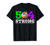 Mardi Gras NOLA 504 Strong New Orleans Louisiana Hombres Mujeres Camiseta