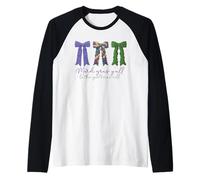 Mardi Gras Yall Let The Good Times Roll Crochet Low Art Girl Camiseta Manga Raglan