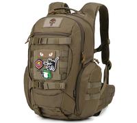 Mardingtop Mochila táctica de trekking de 28 l, para camping, senderismo, viajes, caqui, 28L