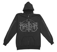 Marduk Panzer Division Zip-Hood - Sudadera con Capucha (Talla L), Negro, L