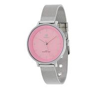 Marea Reloj analógico de Cuarzo para Mujer con Correa de Acero Inoxidable B41197/2, Plateado-Rosa, Pulsera