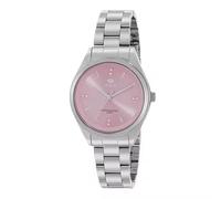 Marea Reloj de Pulsera para Mujer, Esfera Rosa, Resistente al Agua 5ATM, Correa de Acero Inoxidable