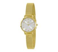 Marea Reloj Mujer B41403/7 - Acero Inoxidable Dorado, Correa Malla Milanesa, Dial Blanco, 25 mm, 3 ATM