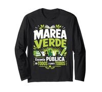 Marea Verde Escuela Pública Educación para Todos Manga Larga
