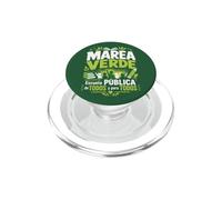 Marea Verde Escuela Pública Educación para Todos PopSockets PopGrip para MagSafe
