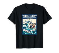 Mareas del Puño Ocean Legend Surfing Monkey Wave Camiseta