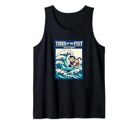 Mareas del Puño Ocean Legend Surfing Monkey Wave Camiseta sin Mangas